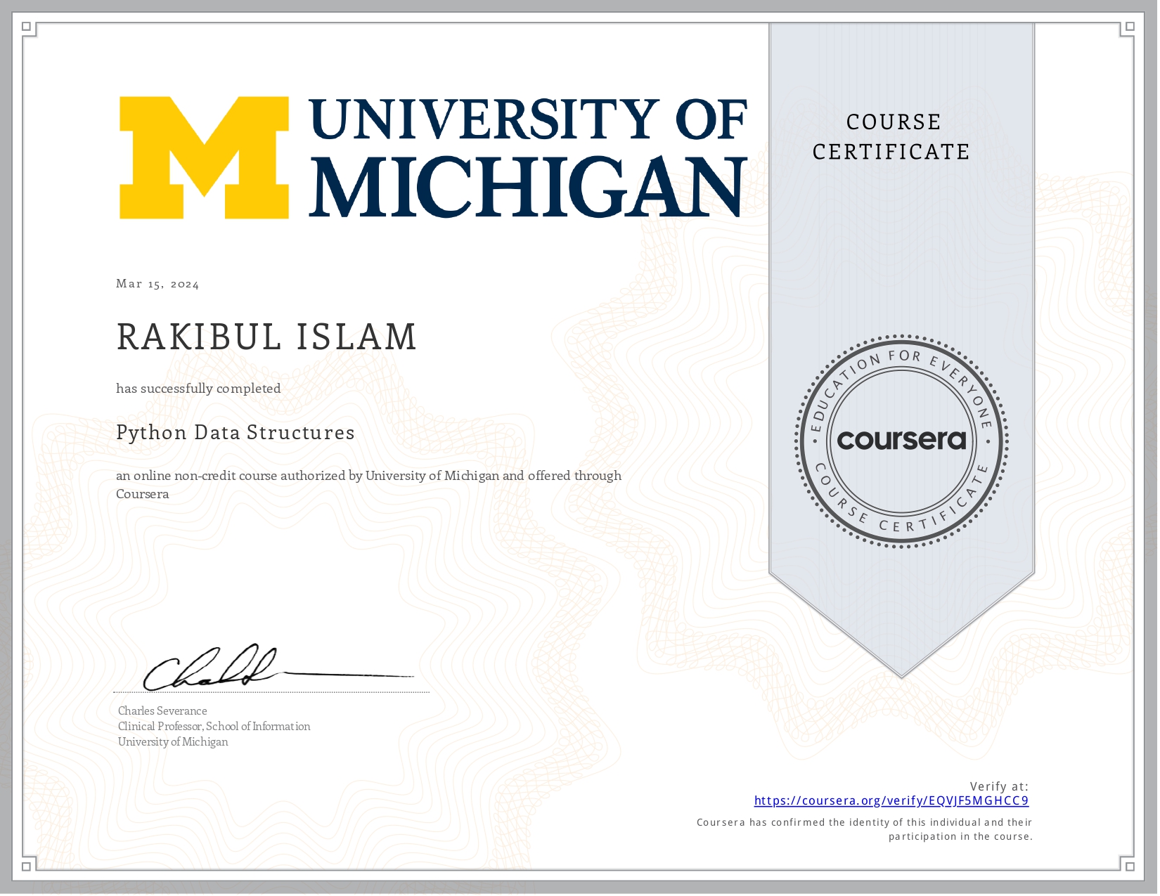 Certificate Image